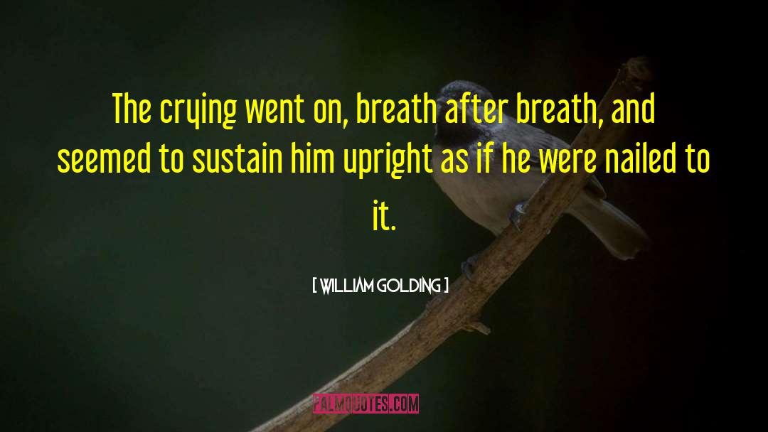 Schroetter Upright quotes by William Golding
