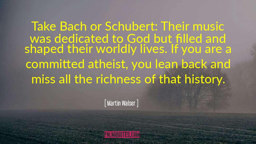 Schubert quotes by Martin Walser