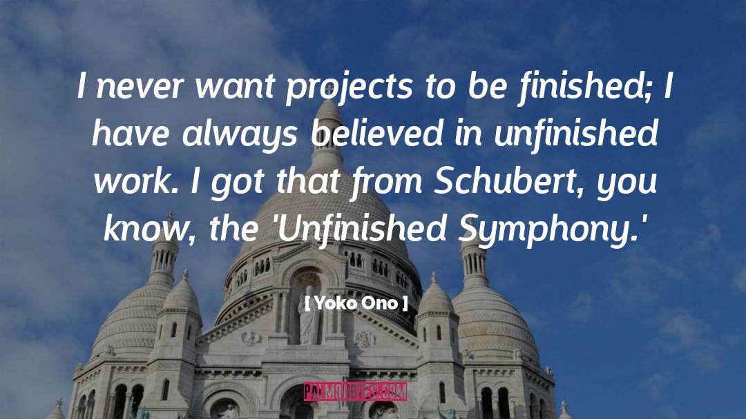 Schubert quotes by Yoko Ono