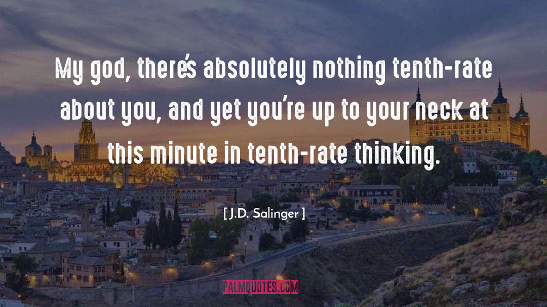 Schweigen Minute quotes by J.D. Salinger