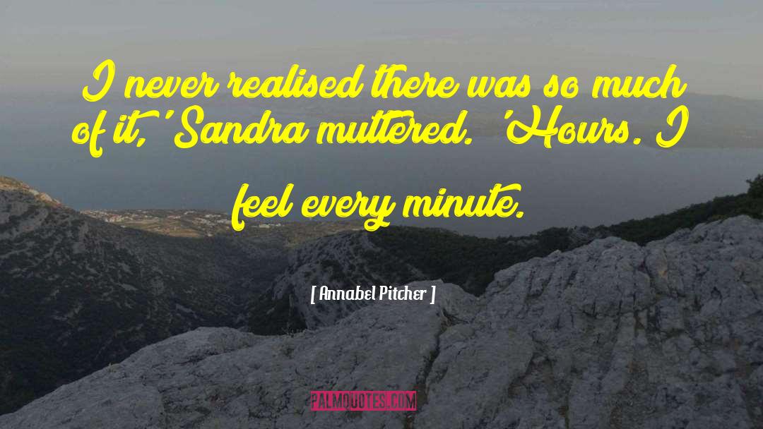 Schweigen Minute quotes by Annabel Pitcher