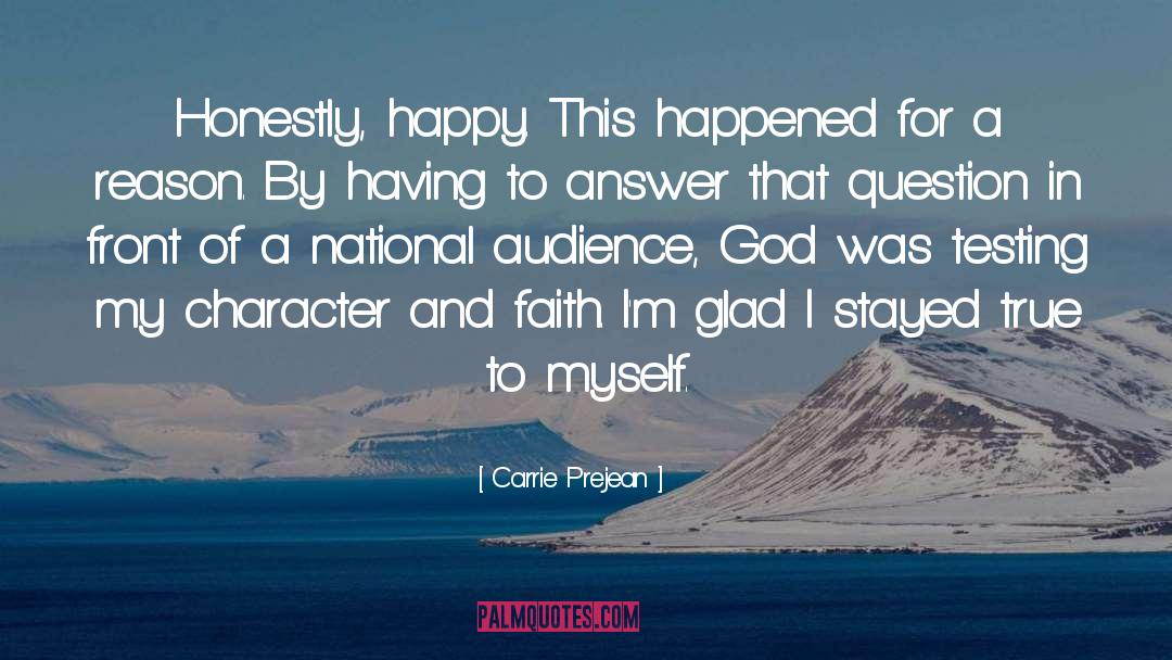 Science And Faith quotes by Carrie Prejean