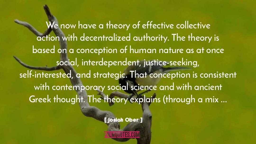 Science And Human Behavior quotes by Josiah Ober