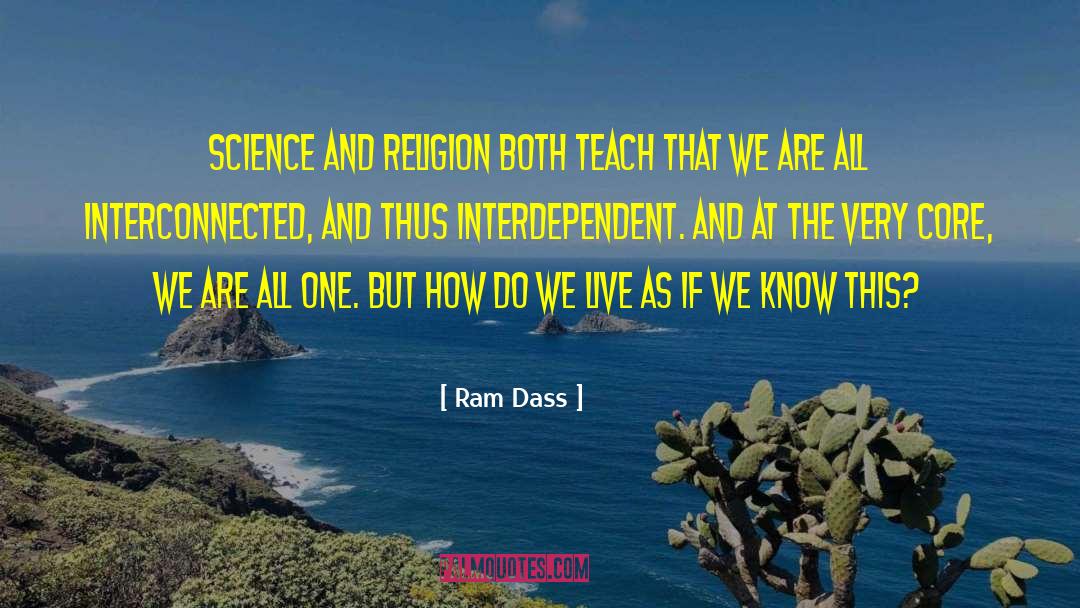 Science And Religion quotes by Ram Dass