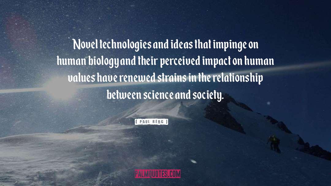 Science And Society quotes by Paul Berg