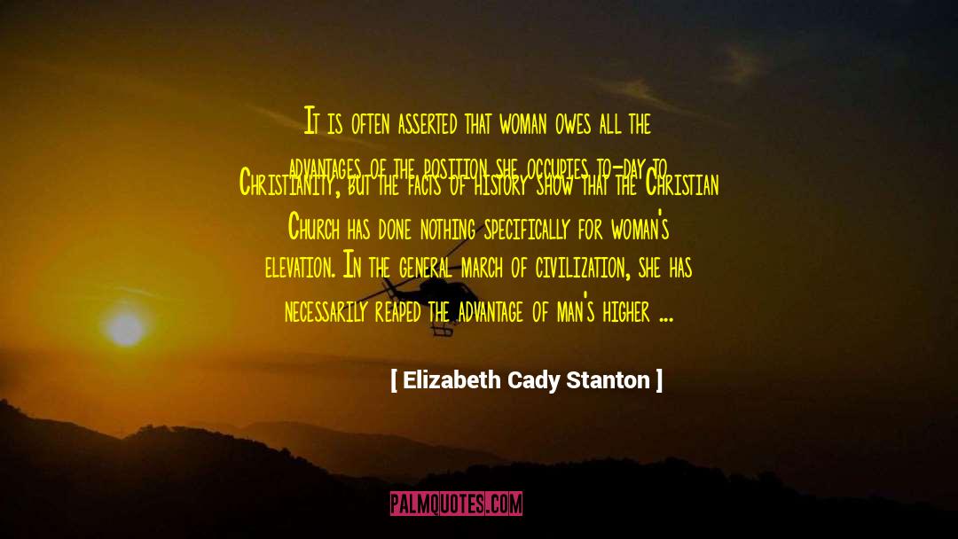 Science Christianity Poem quotes by Elizabeth Cady Stanton