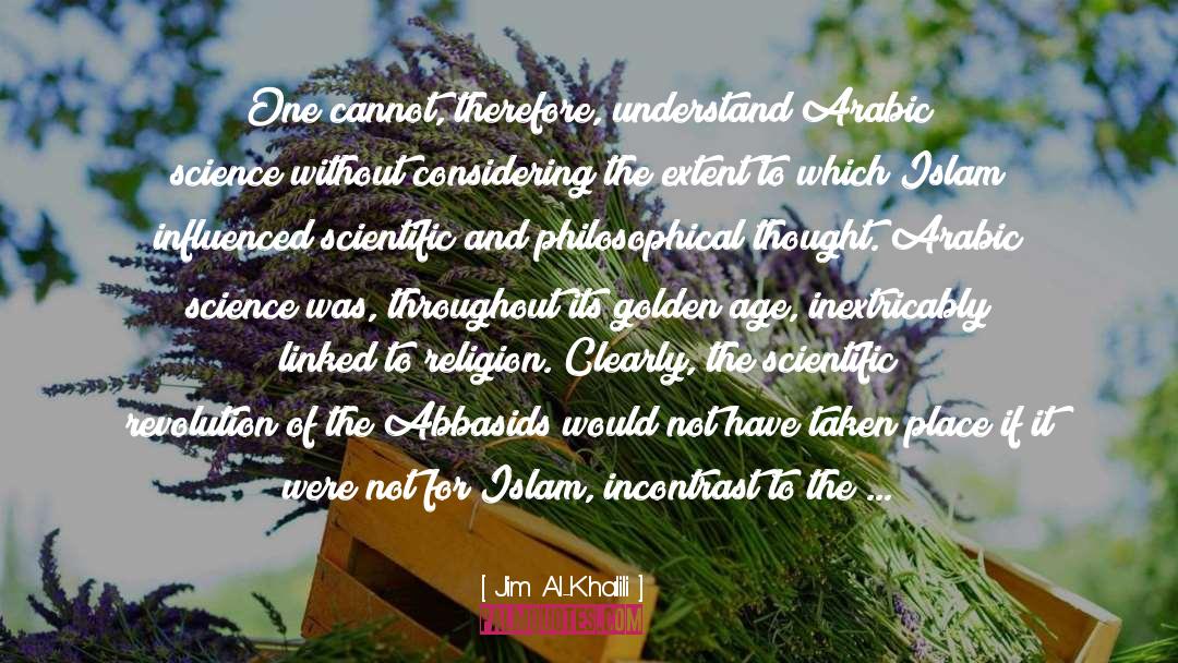 Science Christianity Poem quotes by Jim Al-Khalili