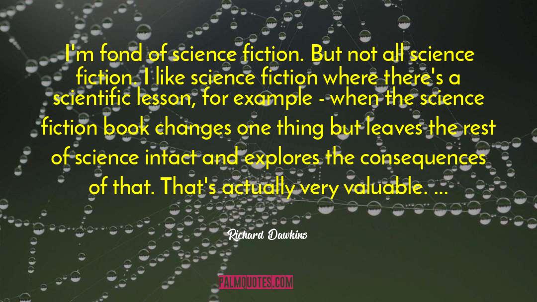 Science Fiction Book quotes by Richard Dawkins