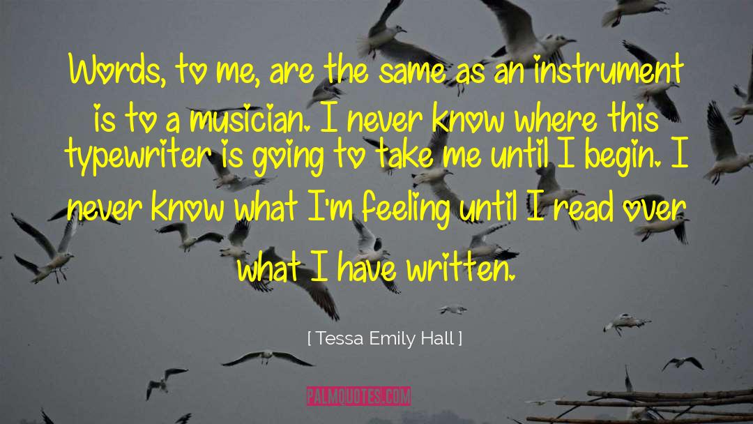 Science Fiction Poetry quotes by Tessa Emily Hall