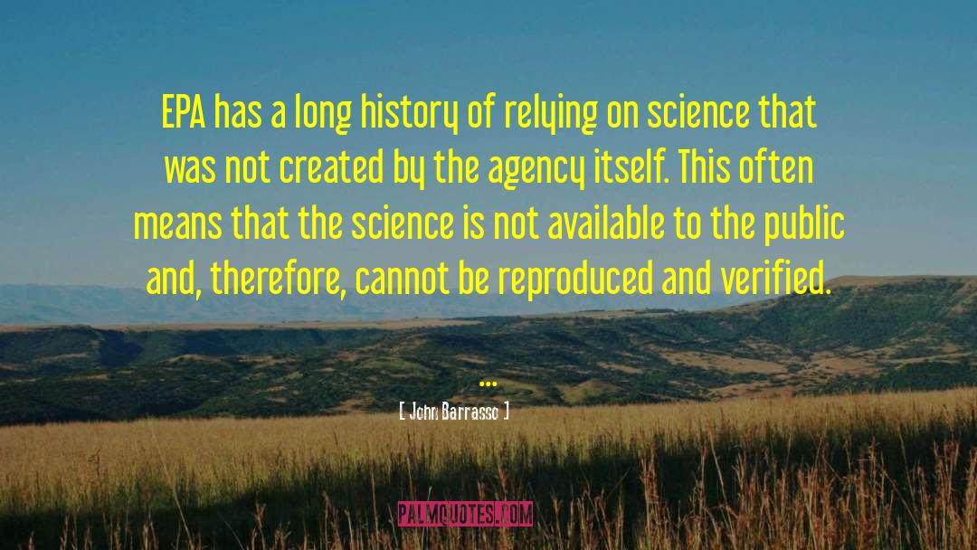 Science History quotes by John Barrasso