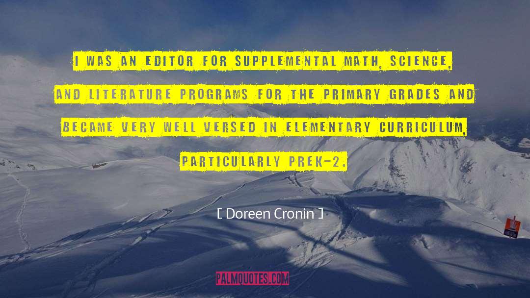 Science Literacy quotes by Doreen Cronin