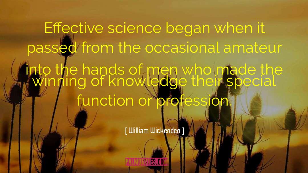 Science Of Change quotes by William Wickenden