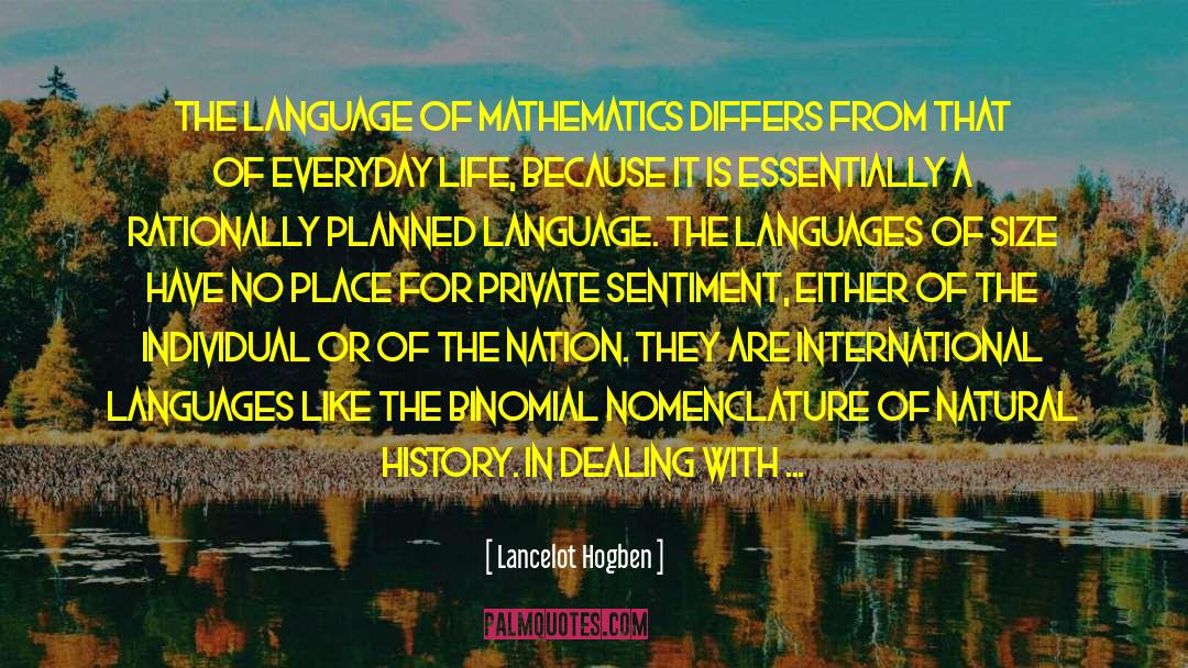 Science Of Human Nature quotes by Lancelot Hogben