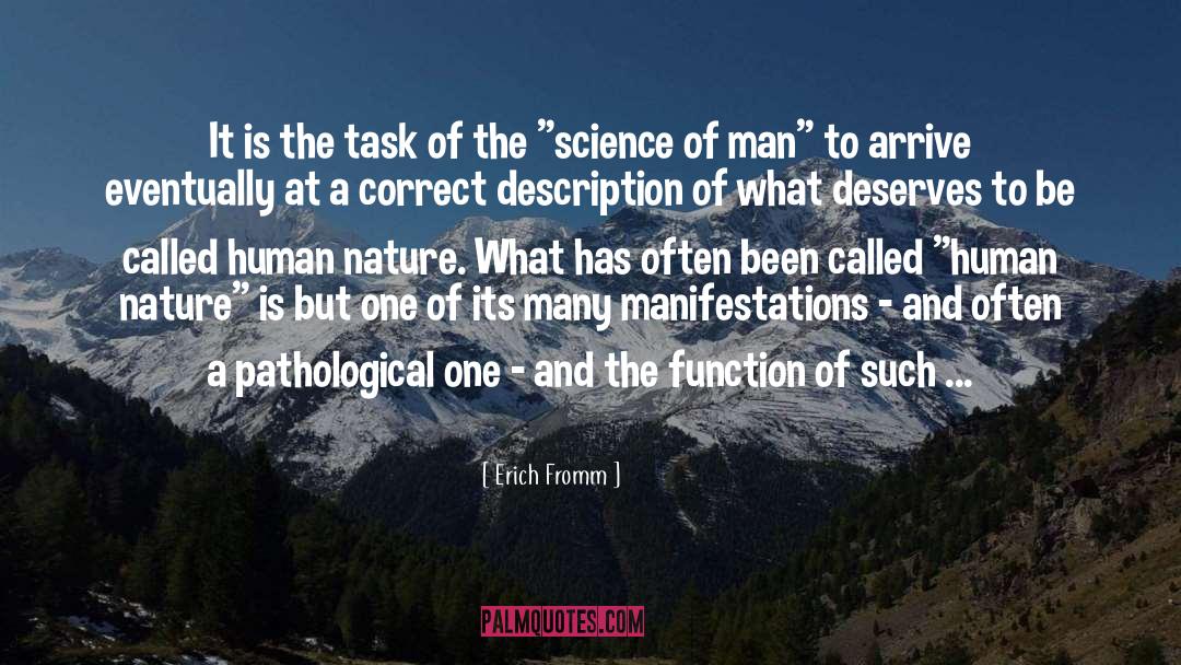 Science Of Man quotes by Erich Fromm