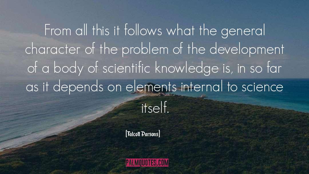 Science Of Manifestation quotes by Talcott Parsons