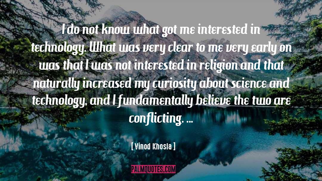 Science Religion quotes by Vinod Khosla