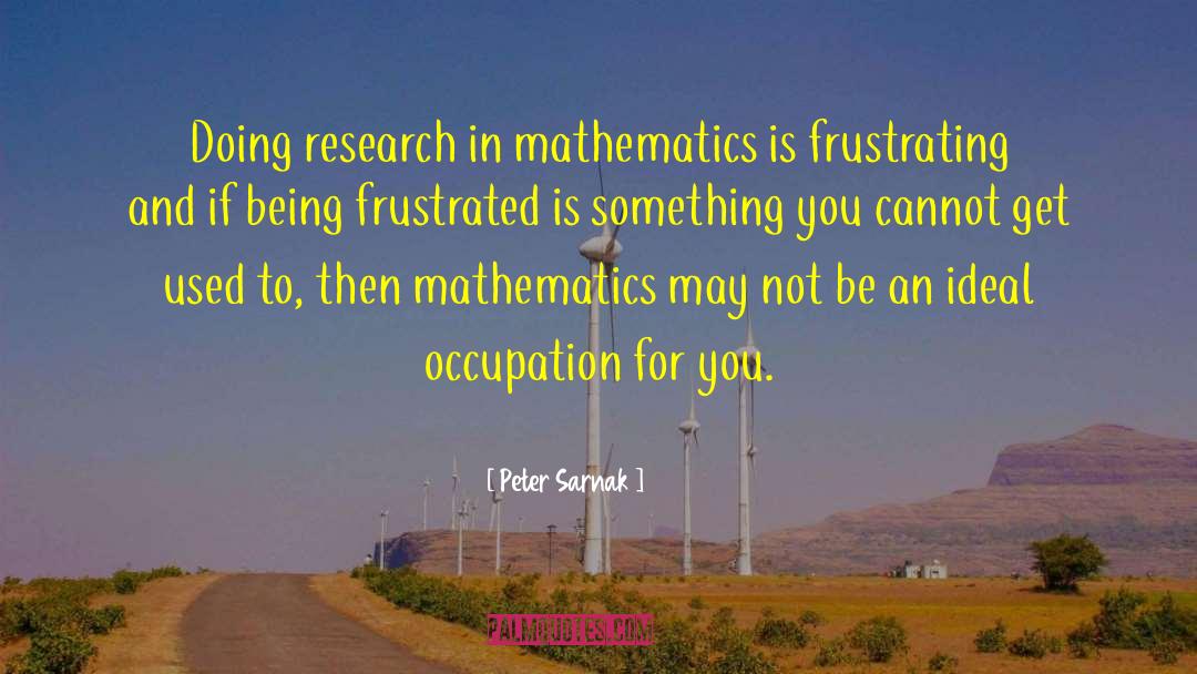 Science Research quotes by Peter Sarnak