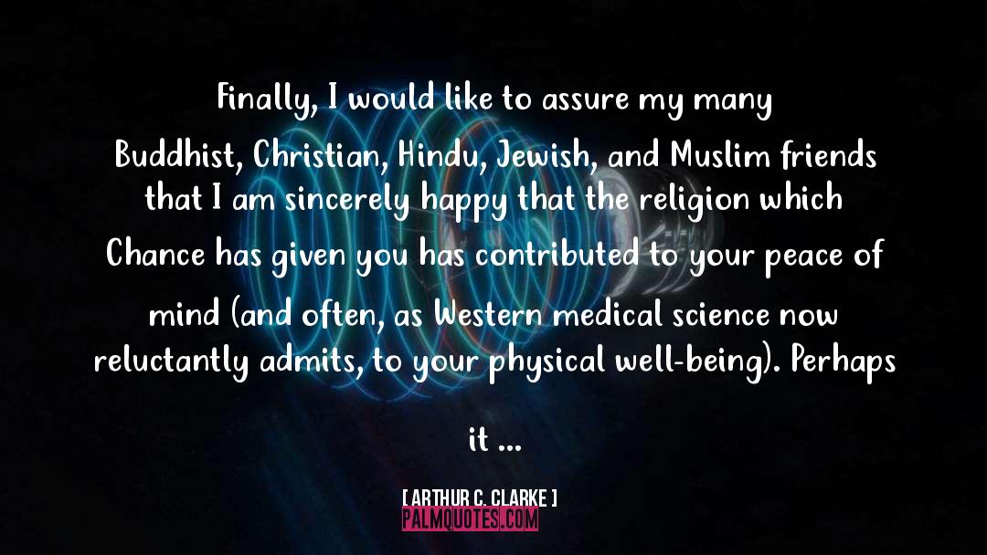 Science Verses Religion quotes by Arthur C. Clarke
