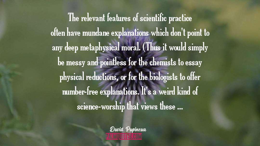Science Worship quotes by David Papineau