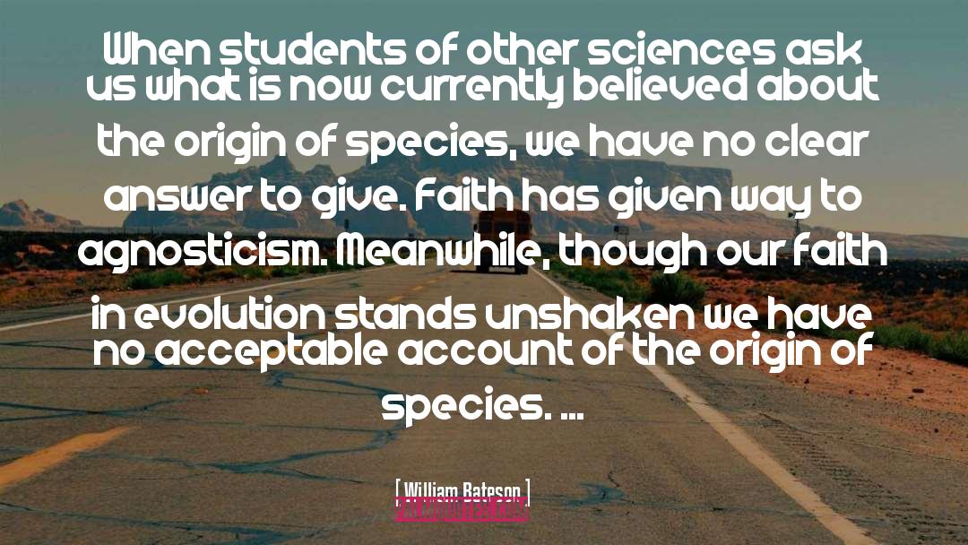 Sciences quotes by William Bateson