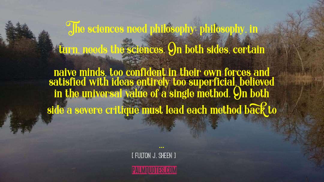 Sciences quotes by Fulton J. Sheen