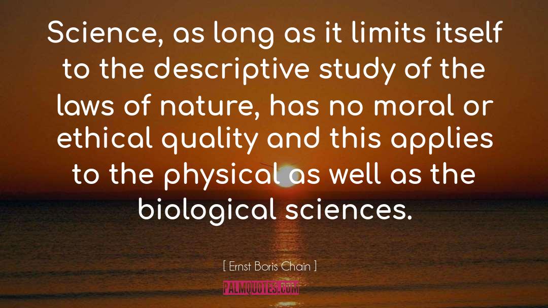 Sciences quotes by Ernst Boris Chain