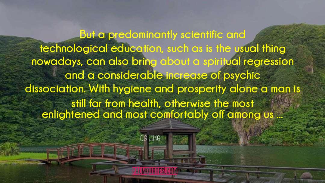 Scientific Advancement quotes by C.G. Jung