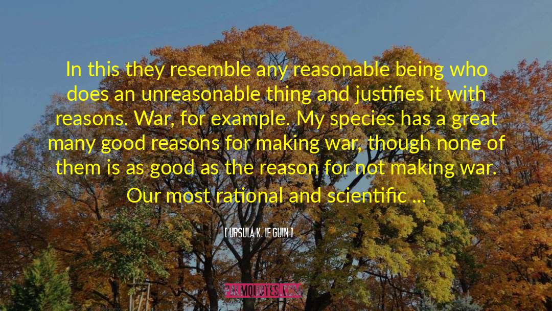 Scientific Detection quotes by Ursula K. Le Guin