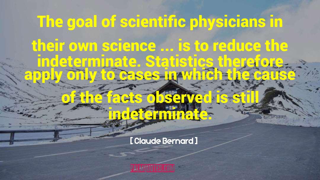 Scientific Detection quotes by Claude Bernard
