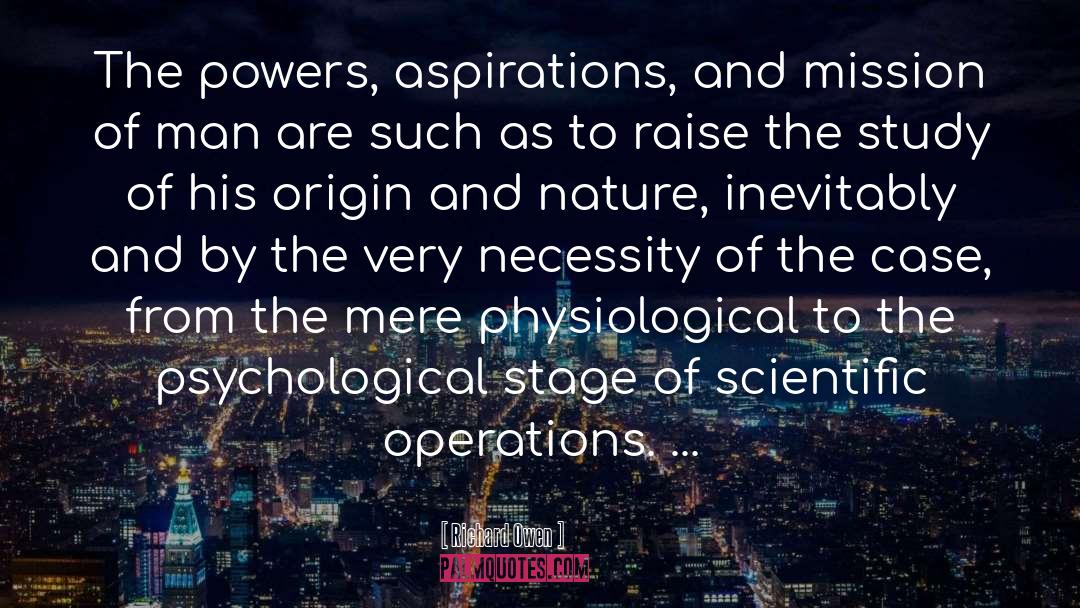 Scientific Determinism quotes by Richard Owen