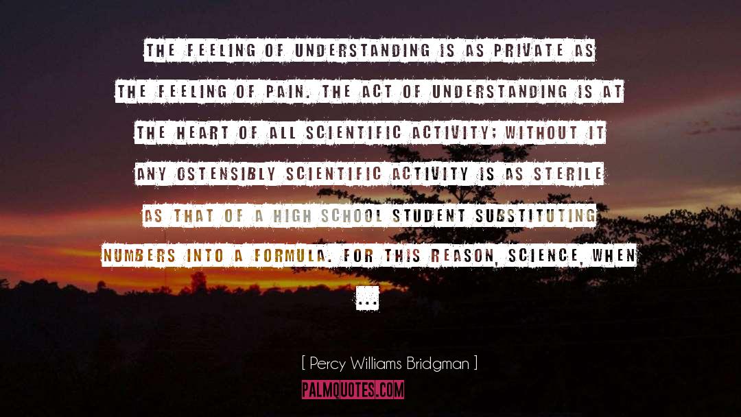 Scientific Facts quotes by Percy Williams Bridgman