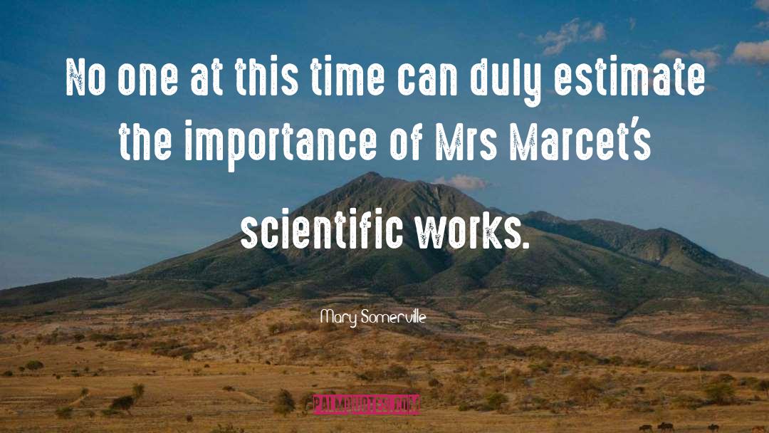 Scientific Facts quotes by Mary Somerville