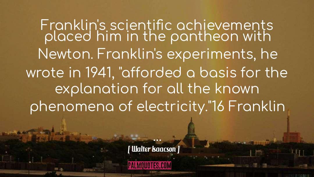 Scientific False quotes by Walter Isaacson
