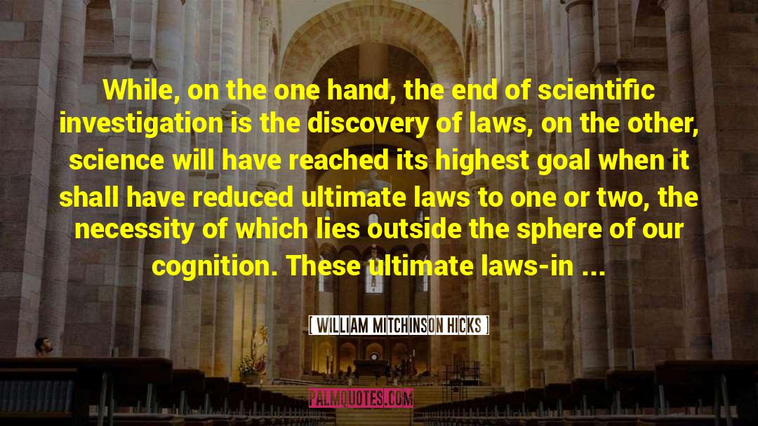Scientific Gravity quotes by William Mitchinson Hicks