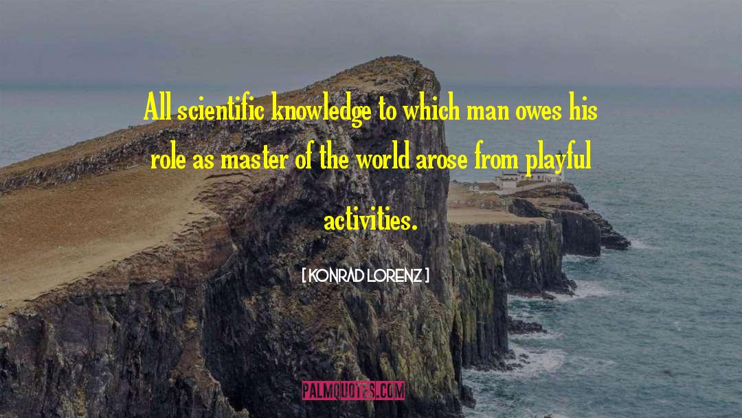 Scientific Knowledge quotes by Konrad Lorenz