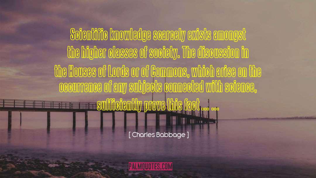 Scientific Knowledge quotes by Charles Babbage