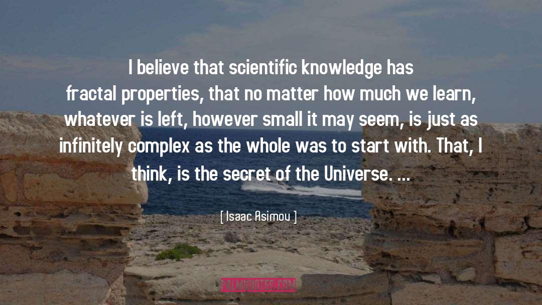 Scientific Knowledge quotes by Isaac Asimov