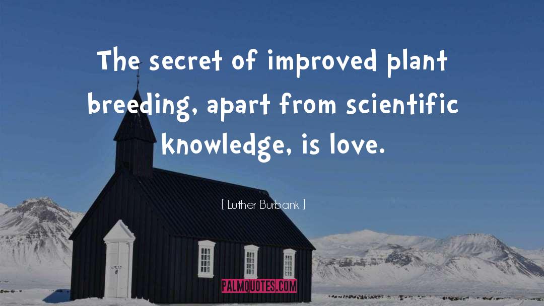 Scientific Knowledge quotes by Luther Burbank