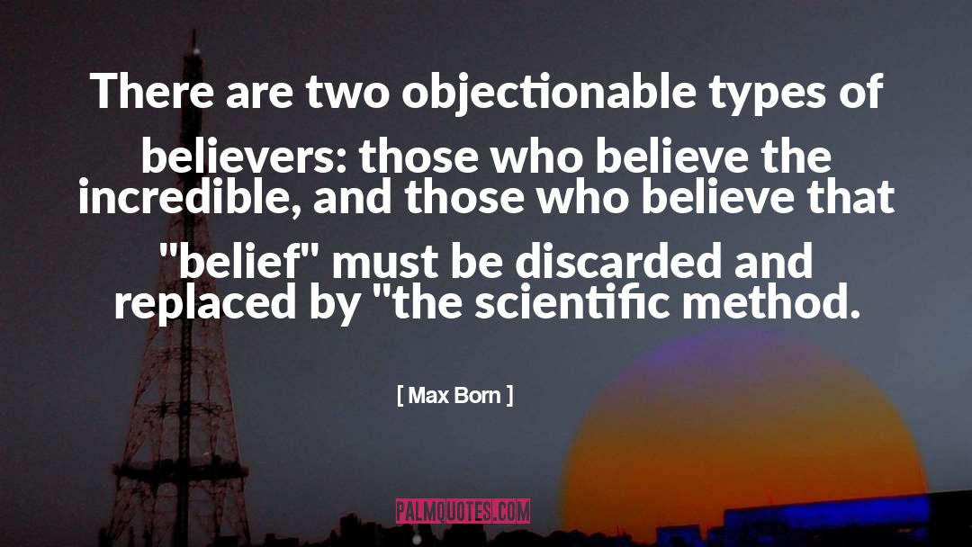 Scientific Method quotes by Max Born