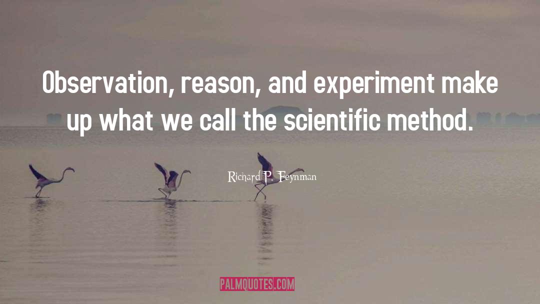 Scientific Method quotes by Richard P. Feynman