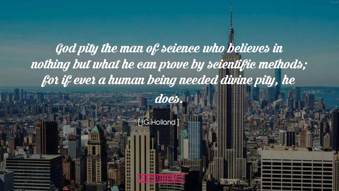 Scientific quotes by J.G. Holland