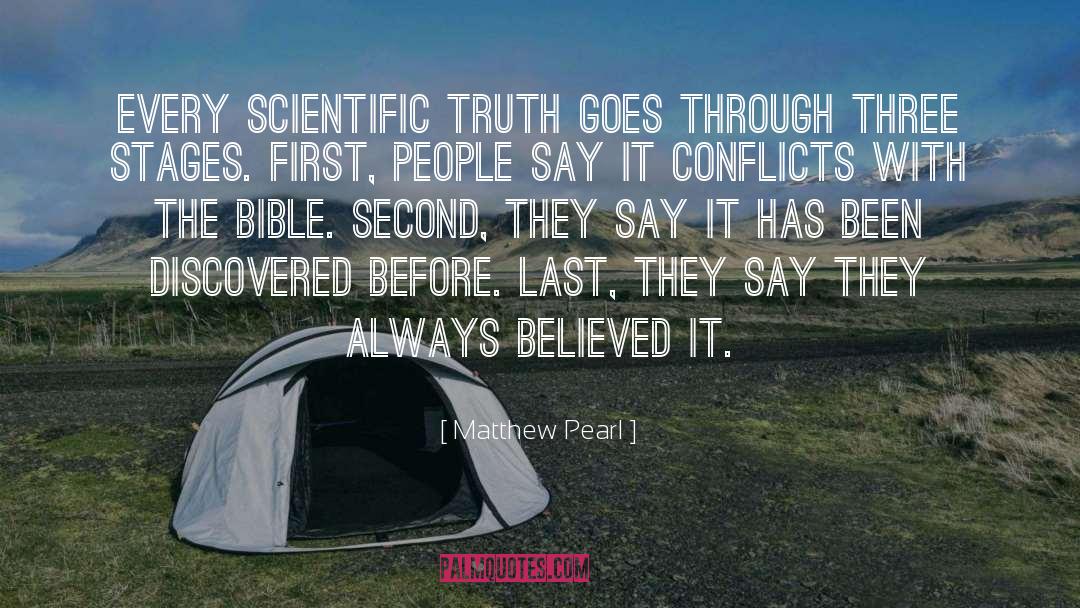 Scientific Truth quotes by Matthew Pearl