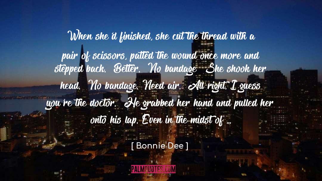 Scissors quotes by Bonnie Dee