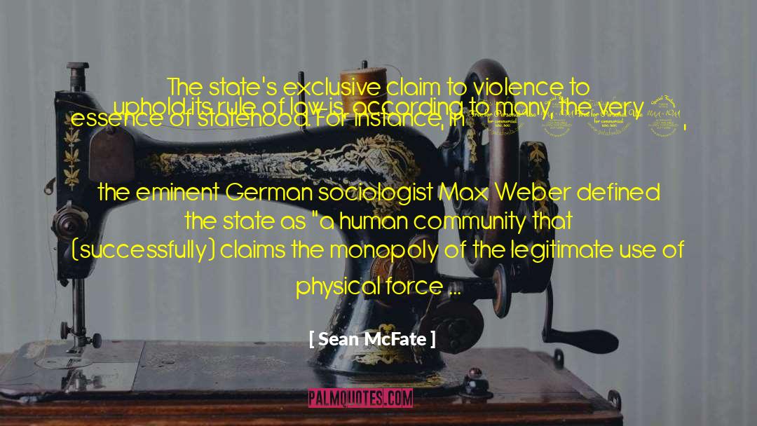 Scoccimaro Law quotes by Sean McFate
