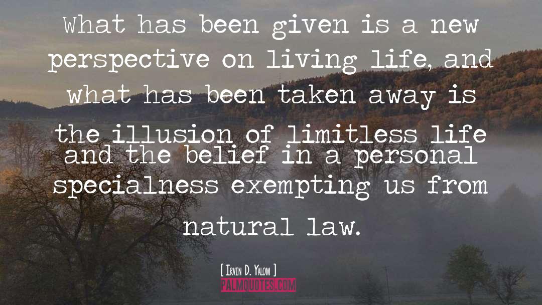 Scoccimaro Law quotes by Irvin D. Yalom