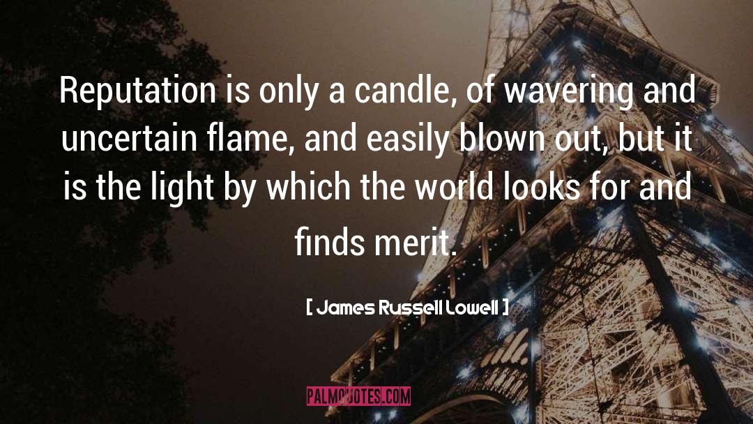 Sconce Candle quotes by James Russell Lowell