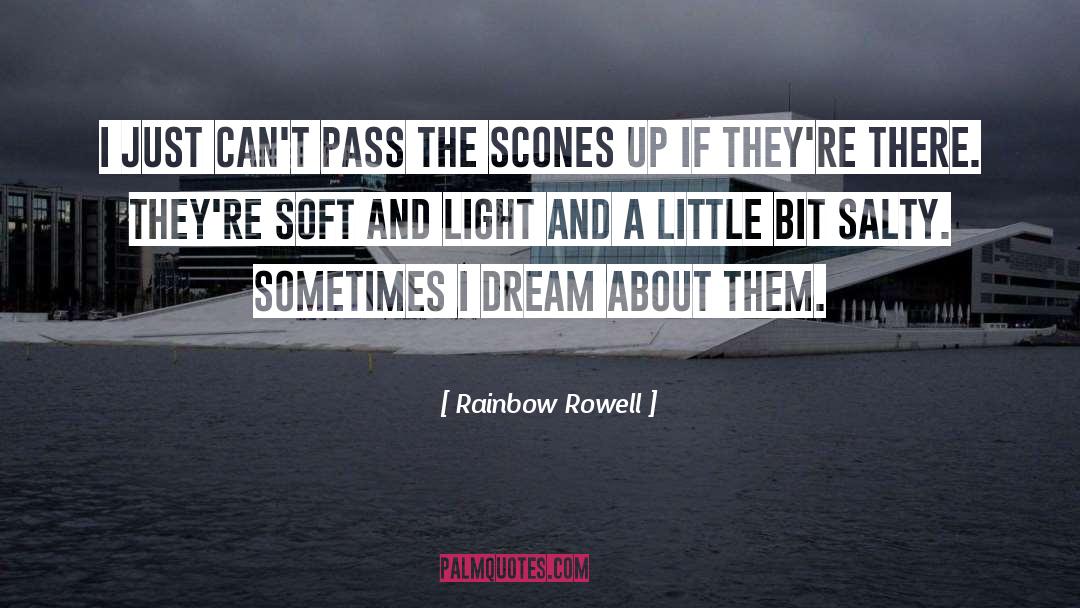 Scones quotes by Rainbow Rowell