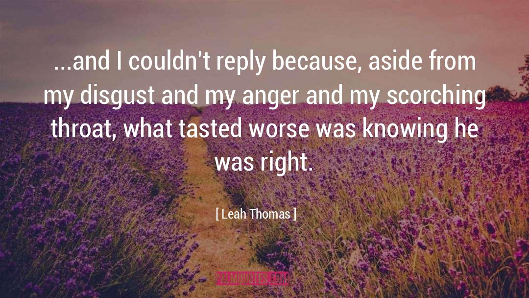 Scorching quotes by Leah Thomas