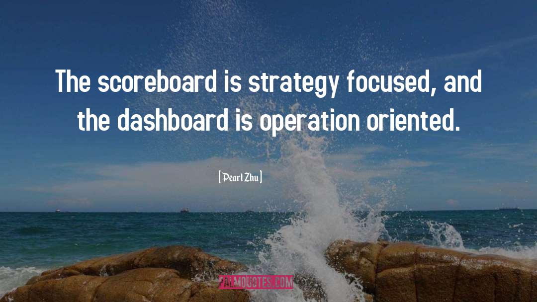 Scoreboard quotes by Pearl Zhu