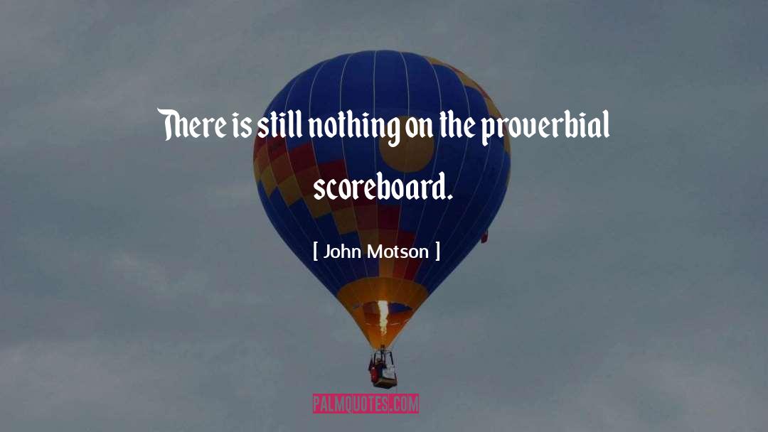 Scoreboard quotes by John Motson